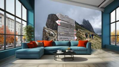 directions Wall mural