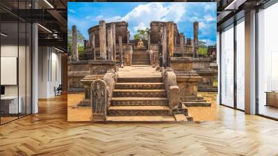 Sacred Quadrangle at Polonnaruwa Ancient city, Sri Lanka Wall mural