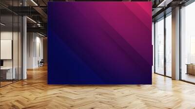 blue pink purple abstract modern technology background design. Vector abstract graphic presentation design banner pattern background web template. Wall mural