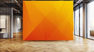 Minimal geometric orange light technology background abstract design. Vector illustration abstract graphic design banner pattern presentation background web template. Wall mural