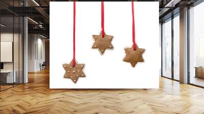 Three gigerbread stars Wall mural