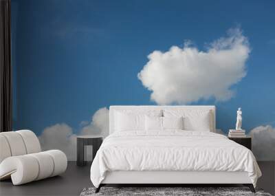 Clouds. Wall mural