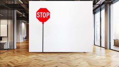 Stop Sign Wall mural