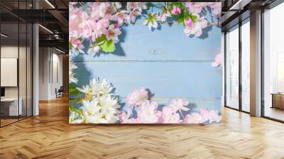 Hello spring background Wall mural