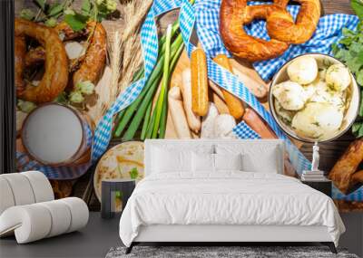 Oktoberfest festival background Wall mural