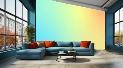 Beautiful summer gradient for background, wallpaper Wall mural