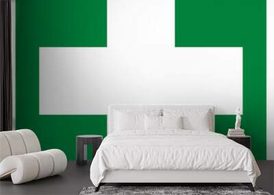 First aid symbol pictogram Wall mural