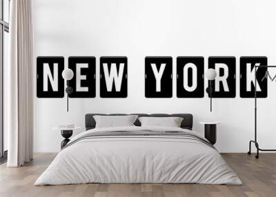 New York city sign Wall mural