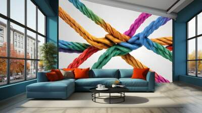 knot on a rope Wall mural