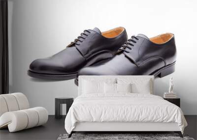 Classic Black Shoes For Men Wall mural