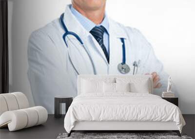 Confident Mature Doctor Wall mural