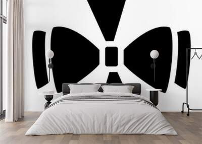 bow ribbon icon Wall mural