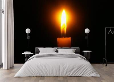 candle in the dark Wall mural