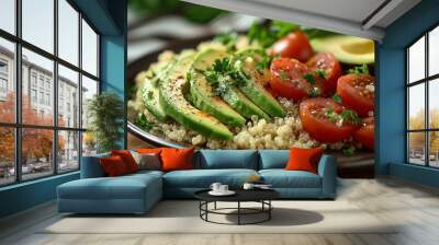 Healthy superfood salad  Wall mural