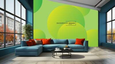 Vector colorful abstract geometric gradient background Wall mural