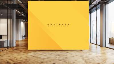 abstract modern yellow lines background vector illustration EPS10 Wall mural