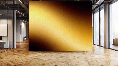 Luxury golden dark gradient grain background with noise texture. Design for banner, cover header, backdrop, poster, wallpaper. Wall mural