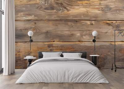 a rustic and weathered wood texture background with subtle grain and natural imperfections Wall mural