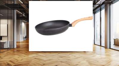 frying pan with a handle on a transparent background Wall mural