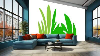 green bush element vector flat design Wall mural