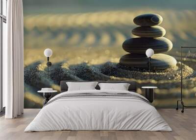 A zen garden, peace of mind Wall mural