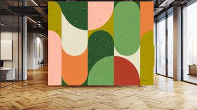 Groovy textures background Wall mural