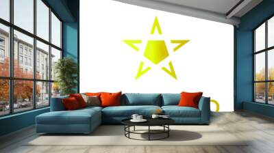 star logo icon Wall mural