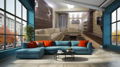 Interior of a luxury living room  Wall mural