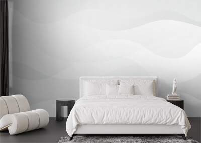 Neutral wavy background Wall mural