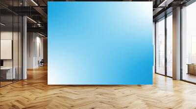 Light blue gradient abstract banner background Wall mural