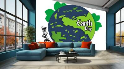 Earth day  Wall mural