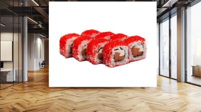 set of sushi isolated Wall mural