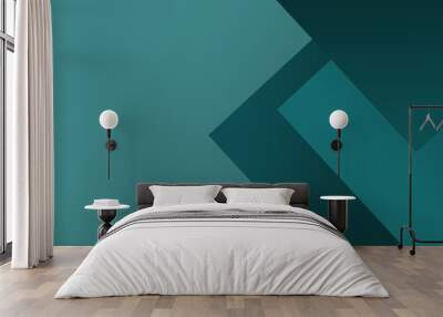 Gradient background with rectangle and triangle, file in eps. Wall mural