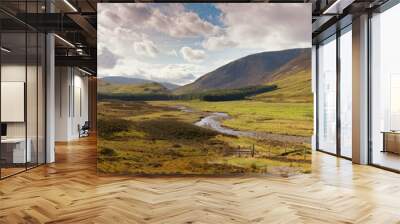 Scottish Highlands panorama Wall mural