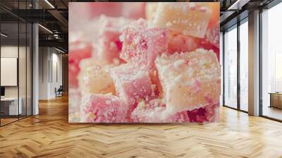  Cubed Candy Coated in Sugar Wall mural