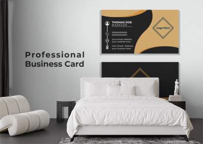 business card template Wall mural