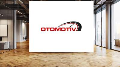 logo automotive and sport Wall mural