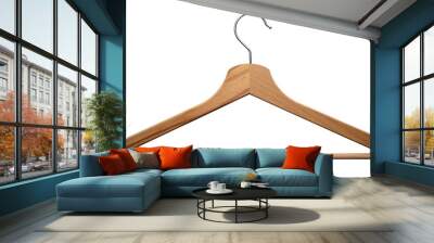 Classic wooden hanger Wall mural