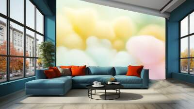 fresh cotton candy background Wall mural