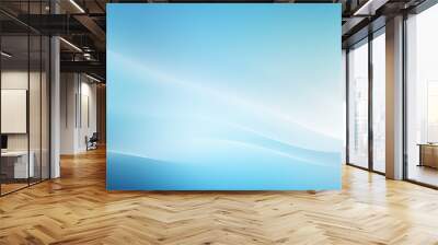 Blue white pastel gradient background smooth light blue abstract grainy poster banner backdrop  Wall mural