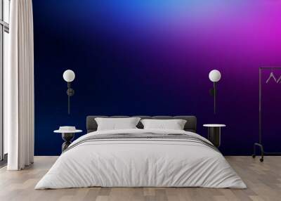 Dark blue purple glowing grainy gradient background Wall mural