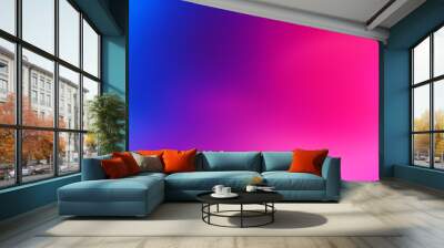 Pink magenta blue purple abstract color gradient background Wall mural