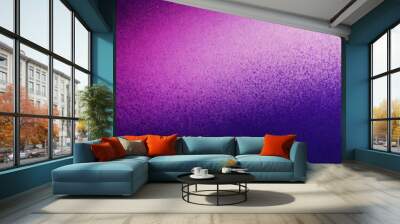 Purple grainy background, noisy color gradient banner dark textured  Wall mural