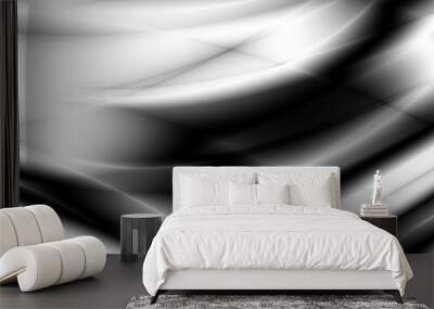 Bright burst silver elegant monochrome background Wall mural