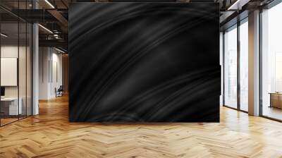 Dark monochrome black abstract illustration background Wall mural