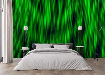 Grass green background abstract floral pattern Wall mural