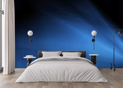 LUXURY Blue color heaven illustration website banner Wall mural