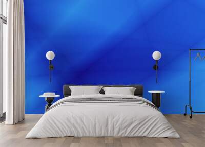 Music cover abstract blue design Wall mural