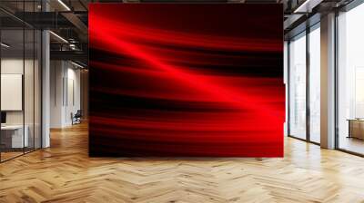 Smooth red color art website header banner design Wall mural