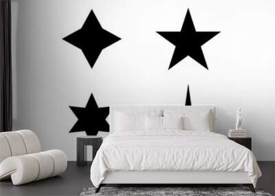 Star icon Wall mural